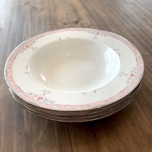 🩵 LENOX EMILY 4 Soup Bowls